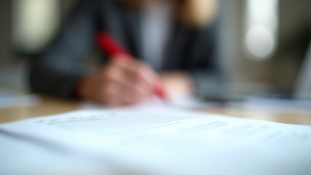 Rode pen markering op rapport met correcties, documenten op bureau, focus op fouten, helder daglicht, close-up